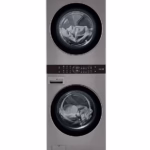 LG Single Unit Front Load LG WashTower? with Center Control? 4.5 cu. ft. Washer and 7.4 cu. ft. Electric Dryer